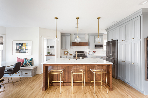 Kitchen Remodel by Haus of Rowe Helps Family Stay in their Edina Home