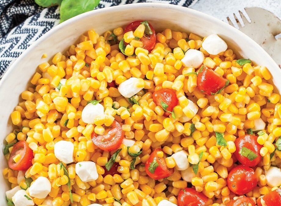 Simple Summer Caprese Corn Salad Recipe