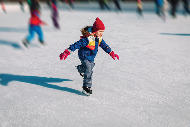 The Plaza at Nolan Mains hosts monthly outdoor activities throughout the winter.