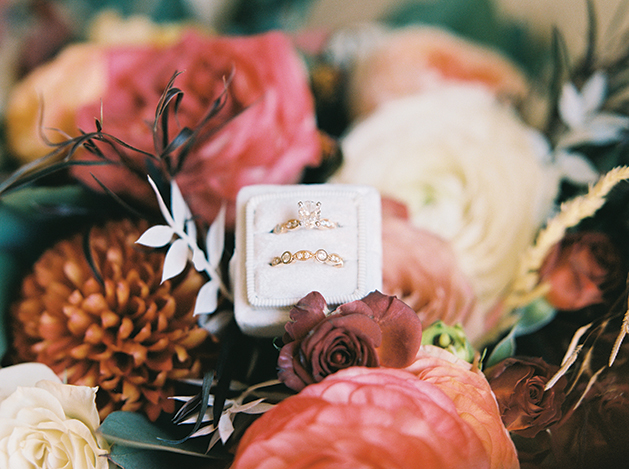 Wedding Rings and Flowers