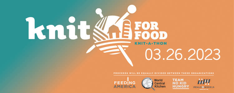 Knit for Food Knit-a-thon 2023