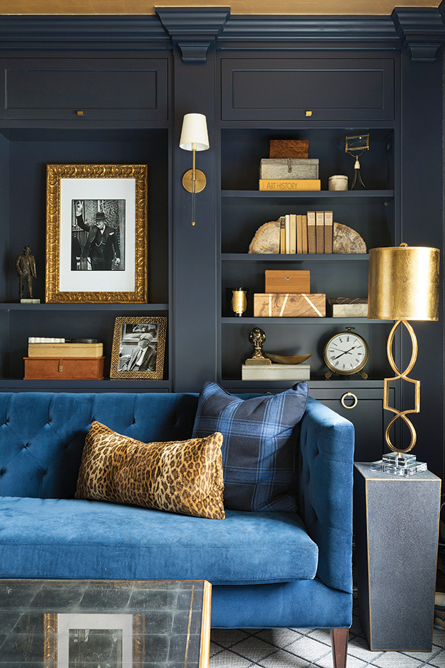 Blue Living Room by JJ Designs