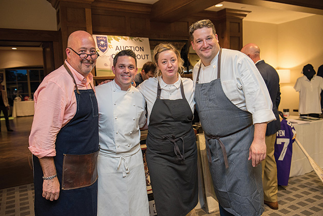 Andrew Zimmern and other chefs at Taste Fore the Tour.