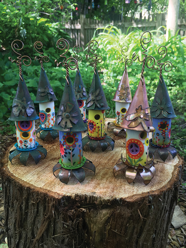 Fairy houses from The Faerie House