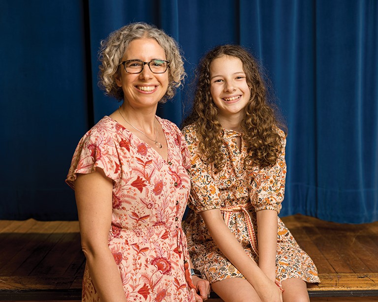 Michelle Hines and her daughter, Muriel.