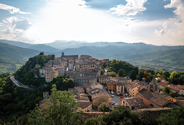 Village in Italian Countryside