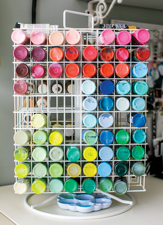 Colorful Selection of Paints
