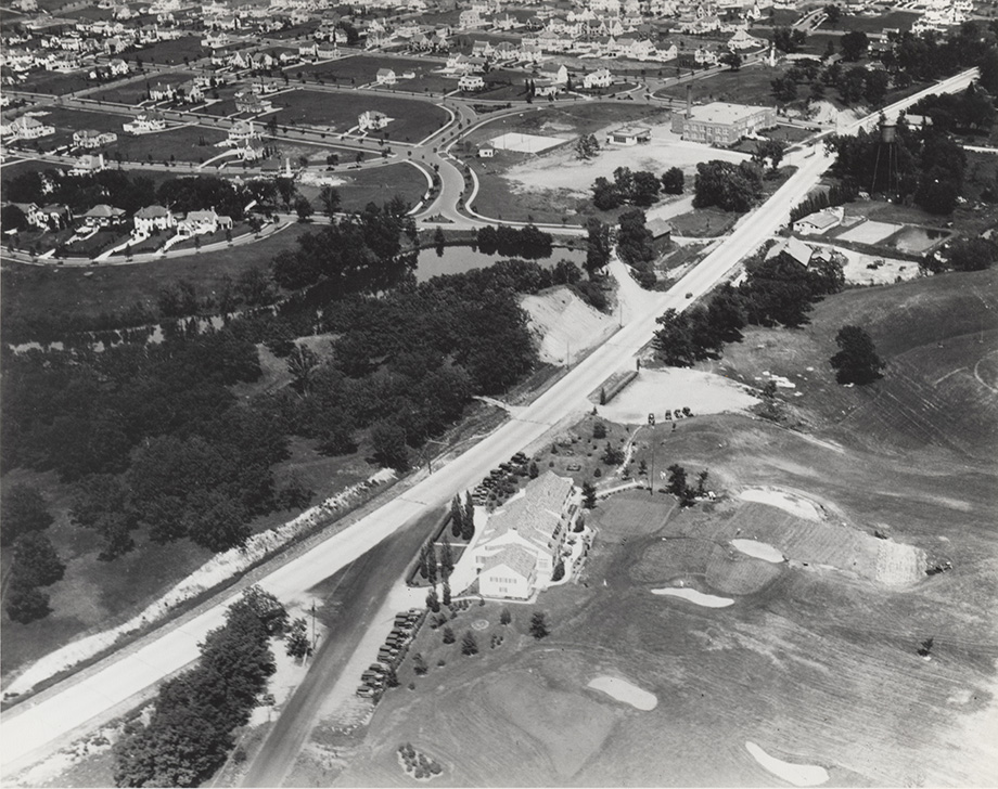 Aerial photo of Edina in 1930.