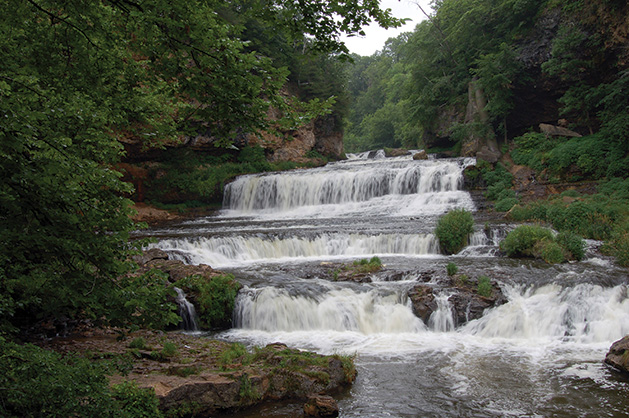 Waterfall at Willow River State Park
