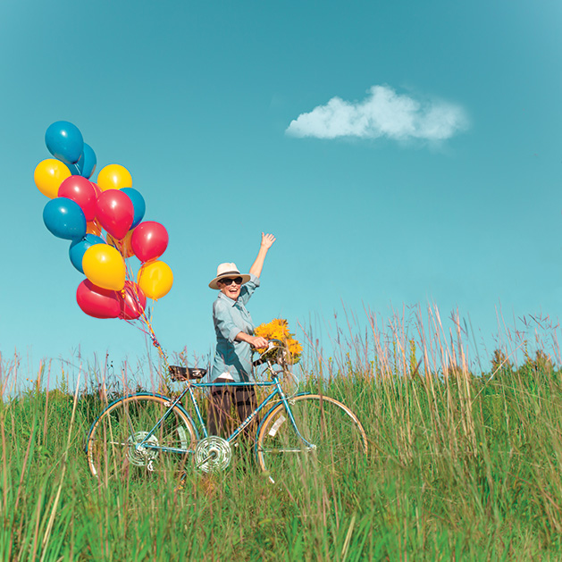 See The Shin Calendar Balloons and Bike