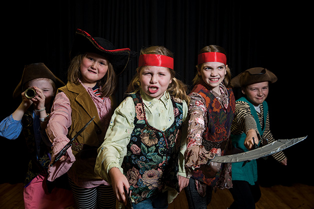 Children perform as pirates at Morningside Theatre Company.