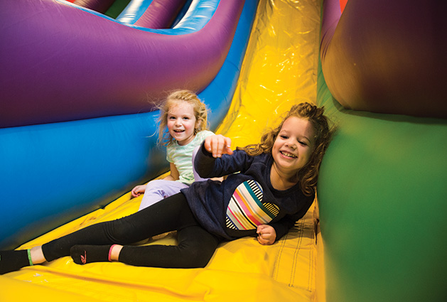 Keep the Kids Busy at Southdale Center’s New Bounce Town