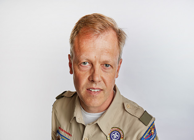 Craig Lebakken, head scout master for Boy Scout troop #62 and recipient of an Edina Community Foundation Connecting With Kids award.