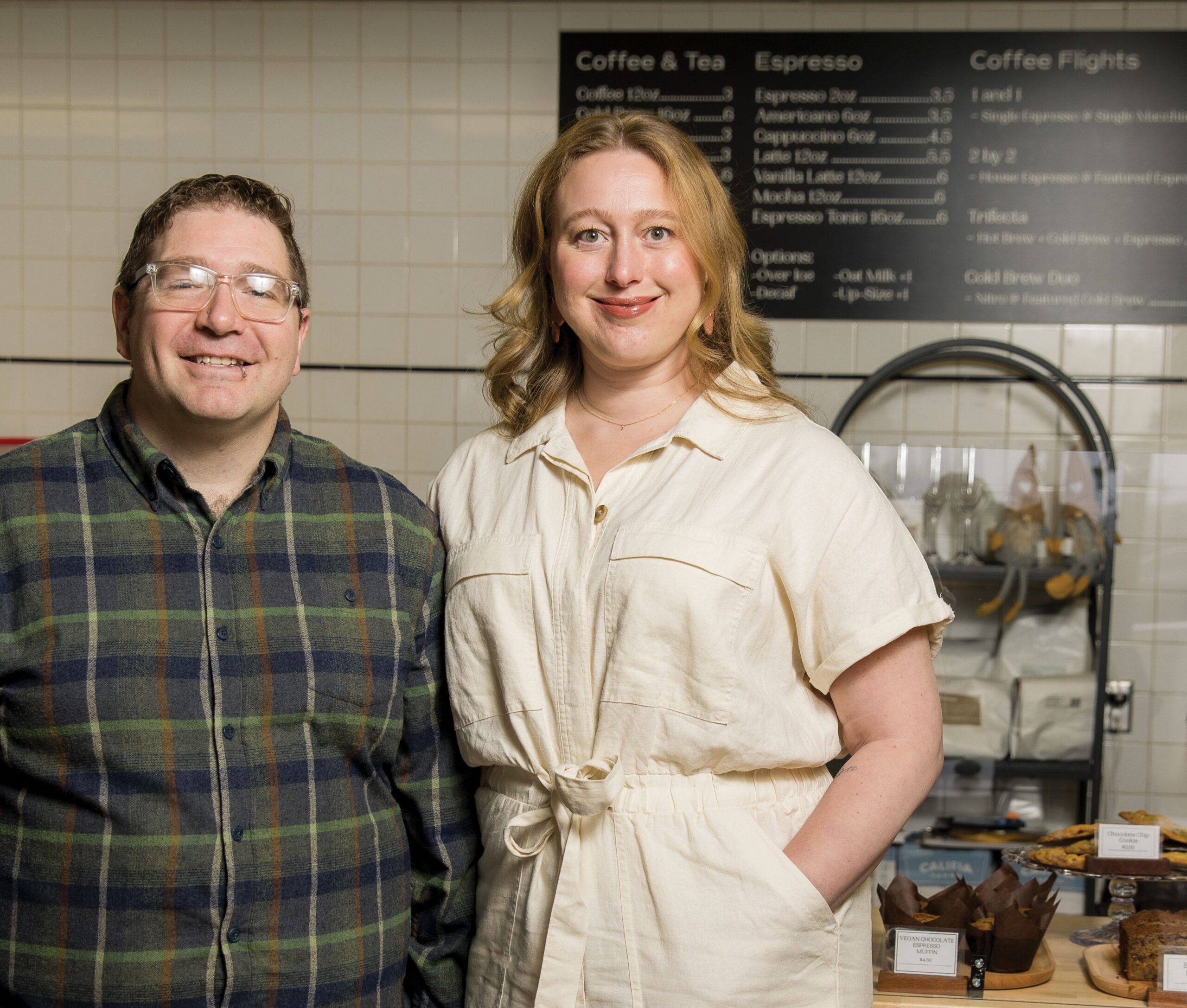 Zach and Sara Zschernitz are the proud owners of Edina Coffee Roasters, which opened its doors in November 2023.
