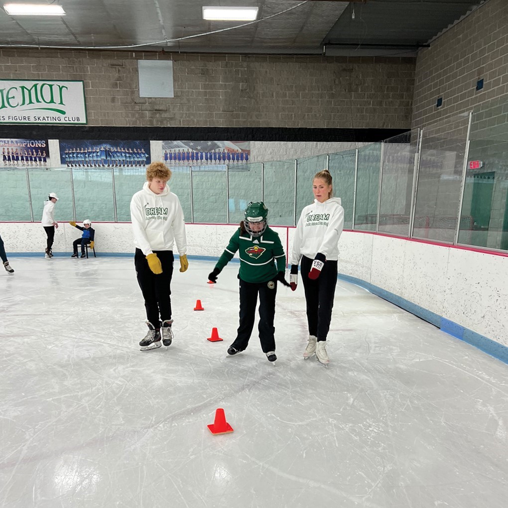 Dream Adaptive Skating celebrates its 10th year. It teaches children with visible and invisible disabilities how to skate.