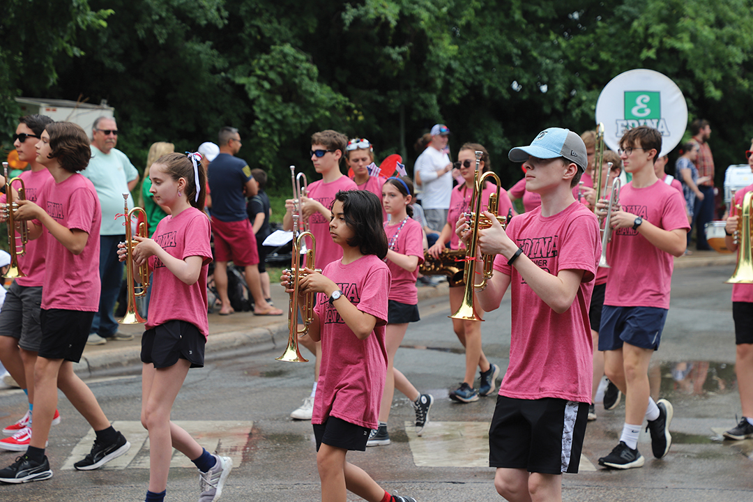 Edina Marching Band Parade