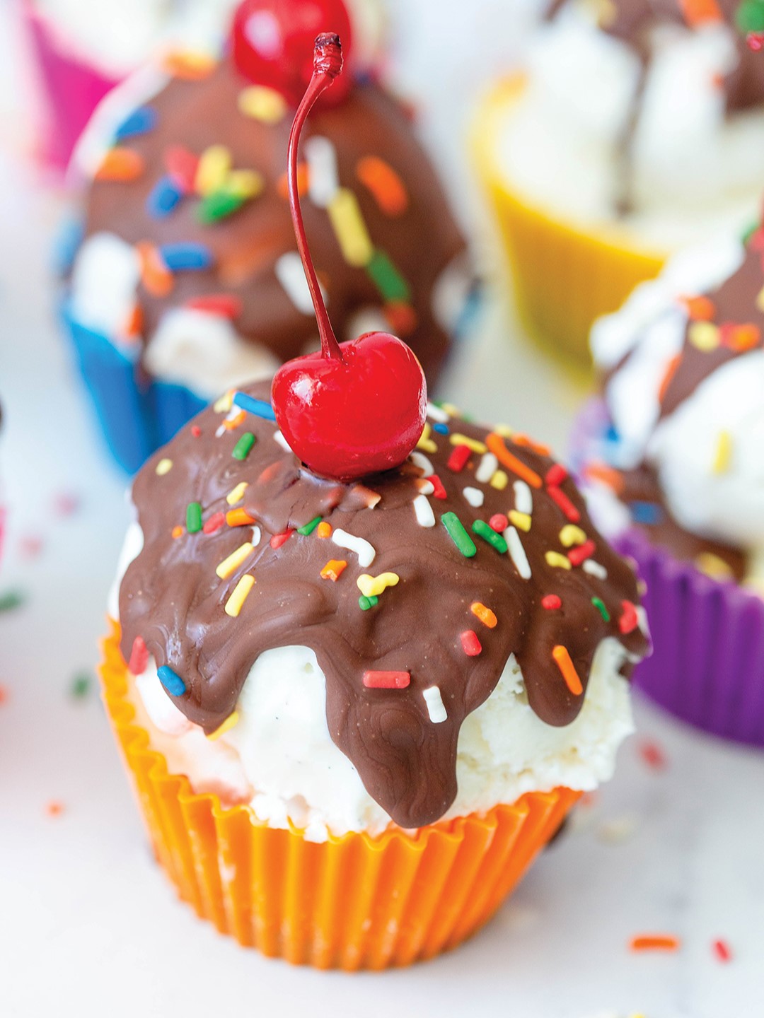 Ice Cream Sundae Cupcakes