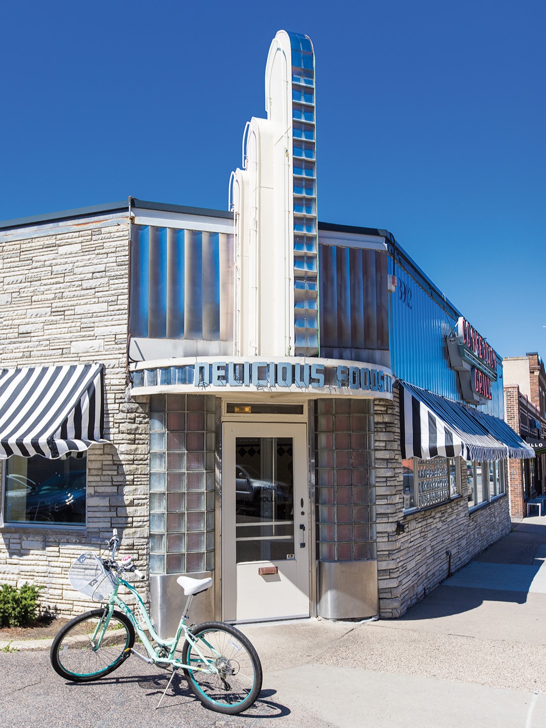 The building’s art deco exterior is a local landmark and has been welcoming customers for decades.