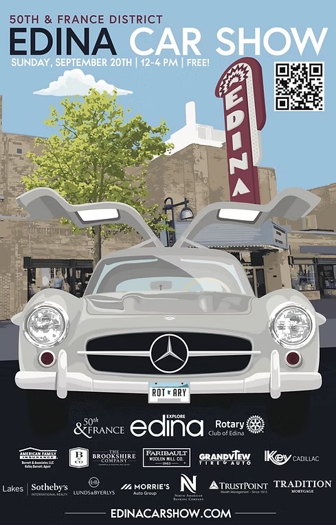 Edina Car Show 2026 poster