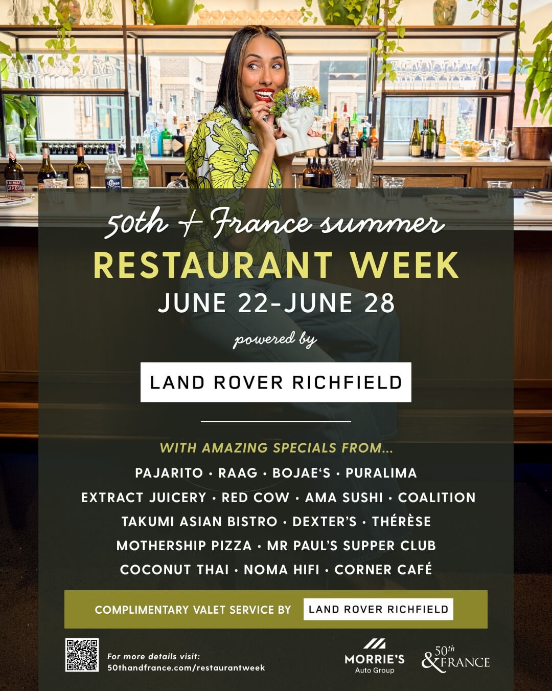 50th & France Summer Restaurant Week 2026