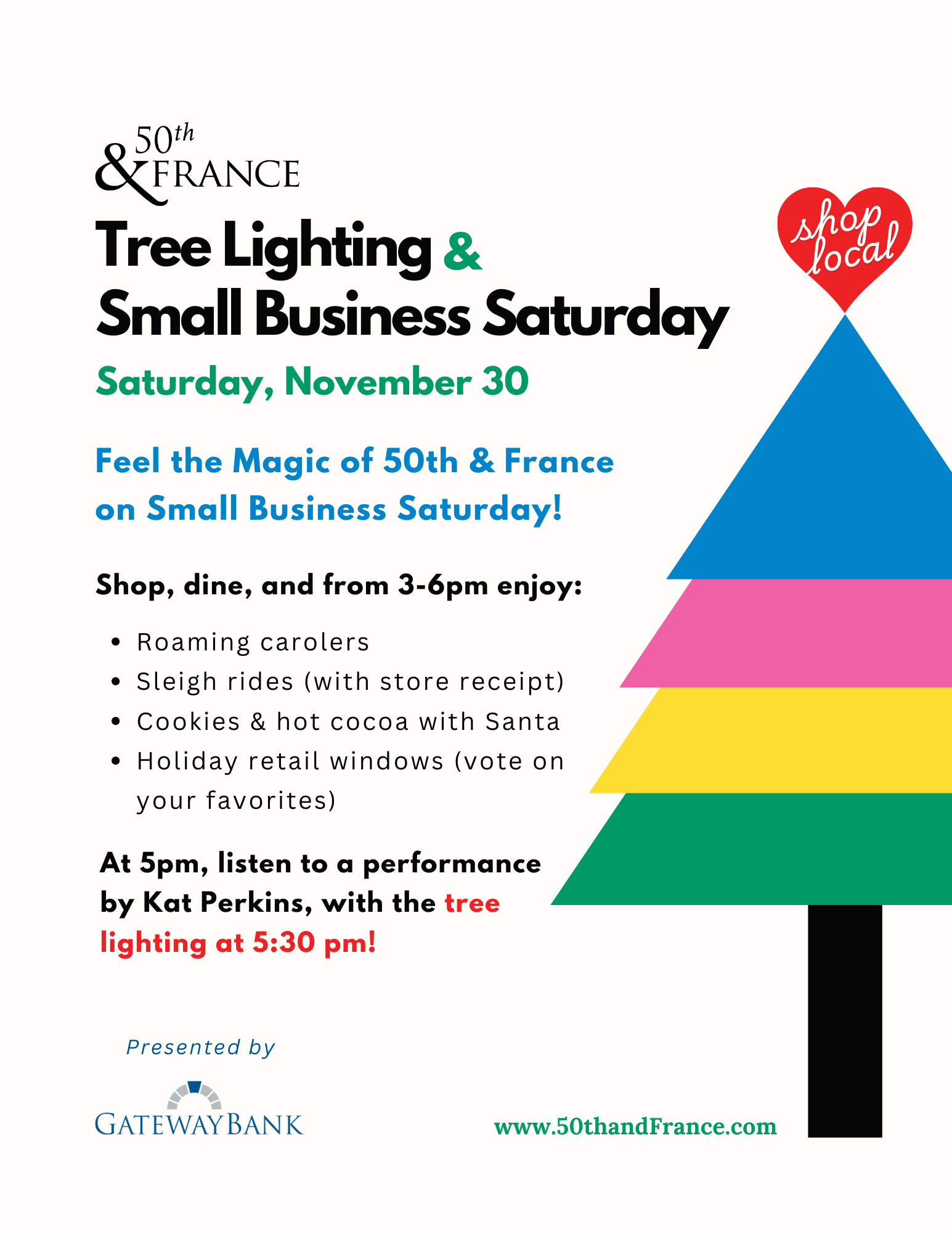 50th and France Tree Lighting