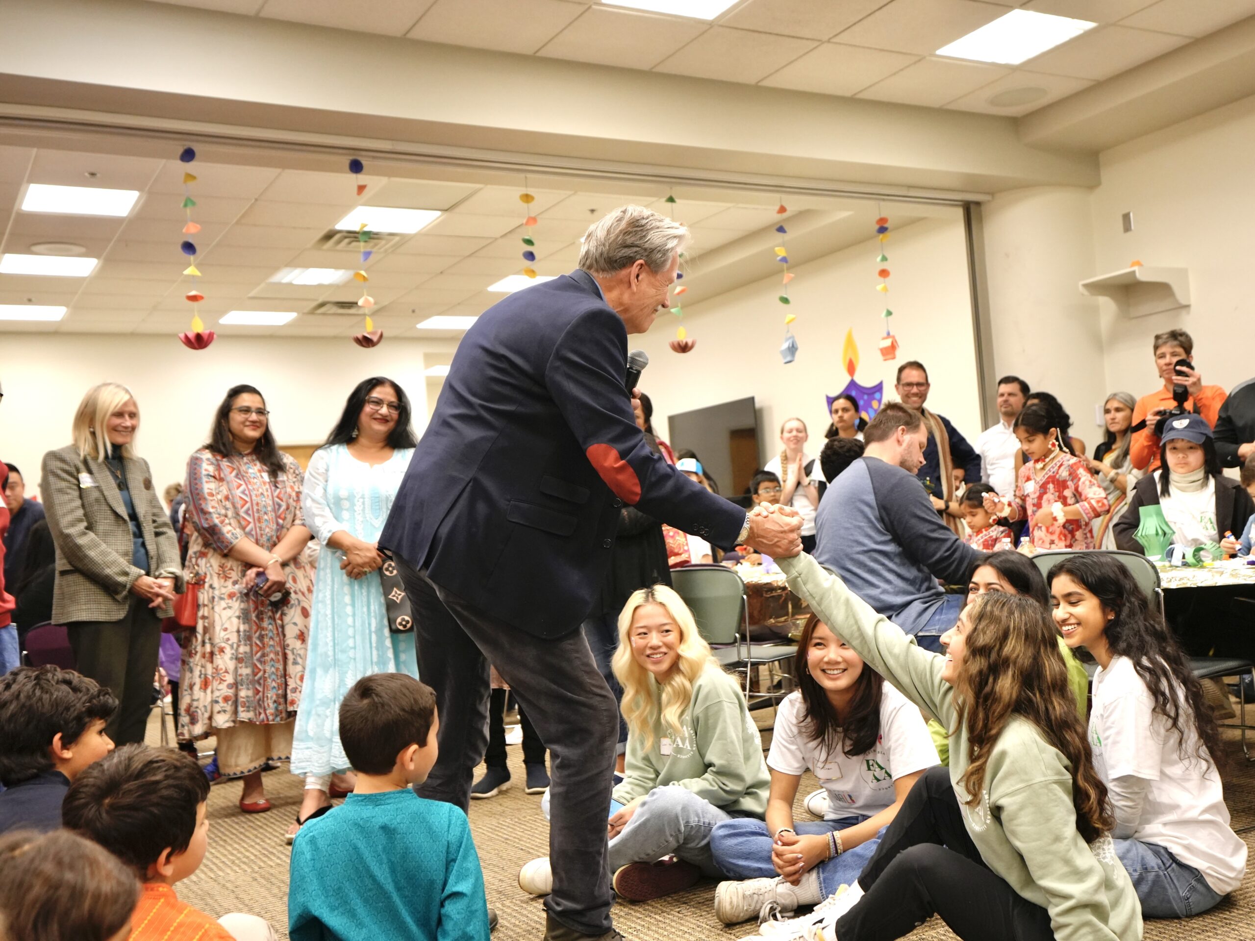 Mayor James Hovland attended Edina's inaugural Diwali celebration.