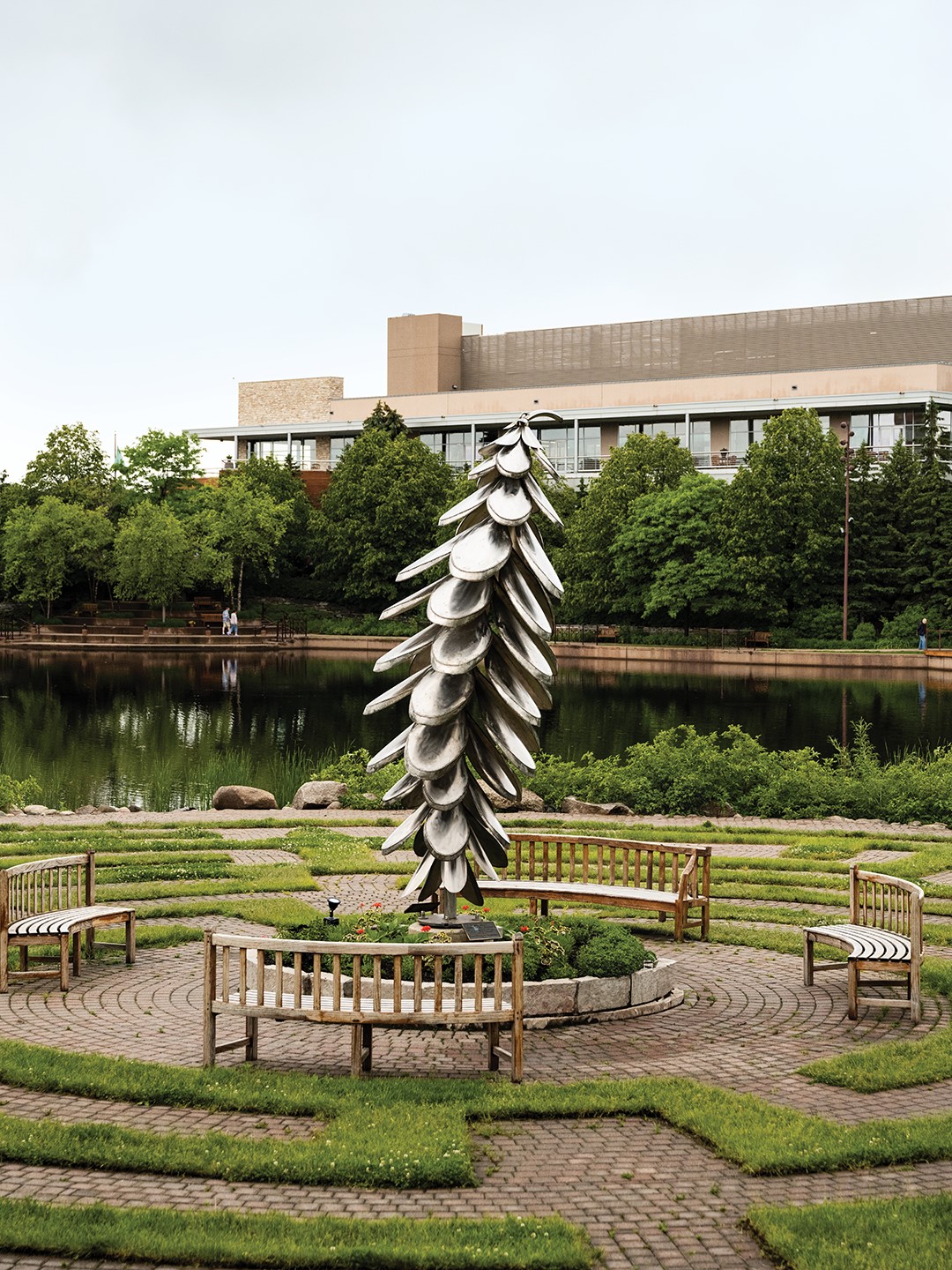 Pinecone Statue Edina