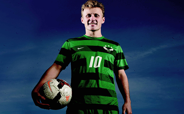 EHS Senior Matt Lindberg Named “Metro Soccer Player of the Year”