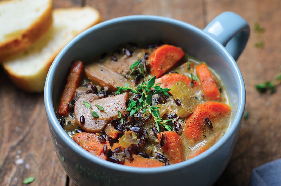 Vegan Wild Rice Soup