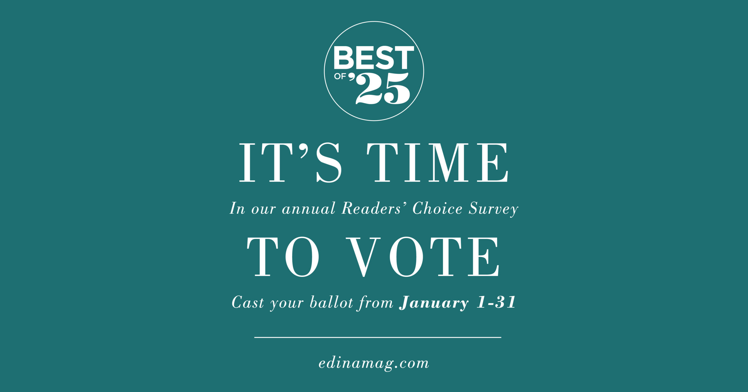 Best of Edina 2025 Voting