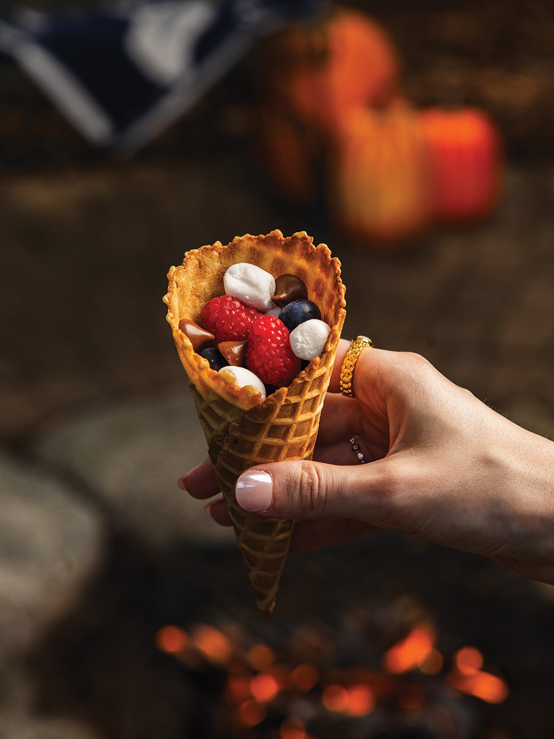 Campfire Dessert Cones