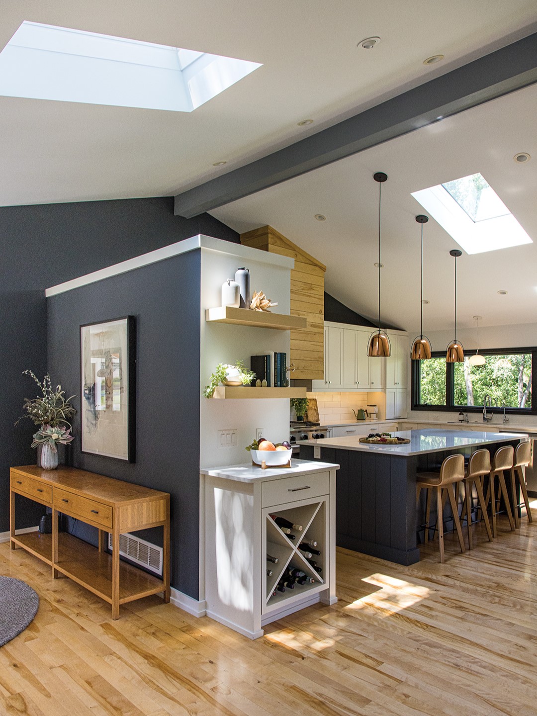 Kitchen of Mirror Lake home.