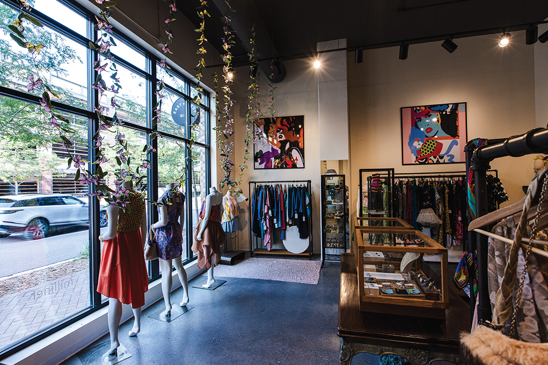 The Fitting Room’s new store at 50th & France offers a curated selection from local designers.