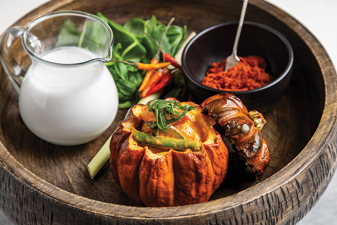 Thai Red Curry in a Pumpkin