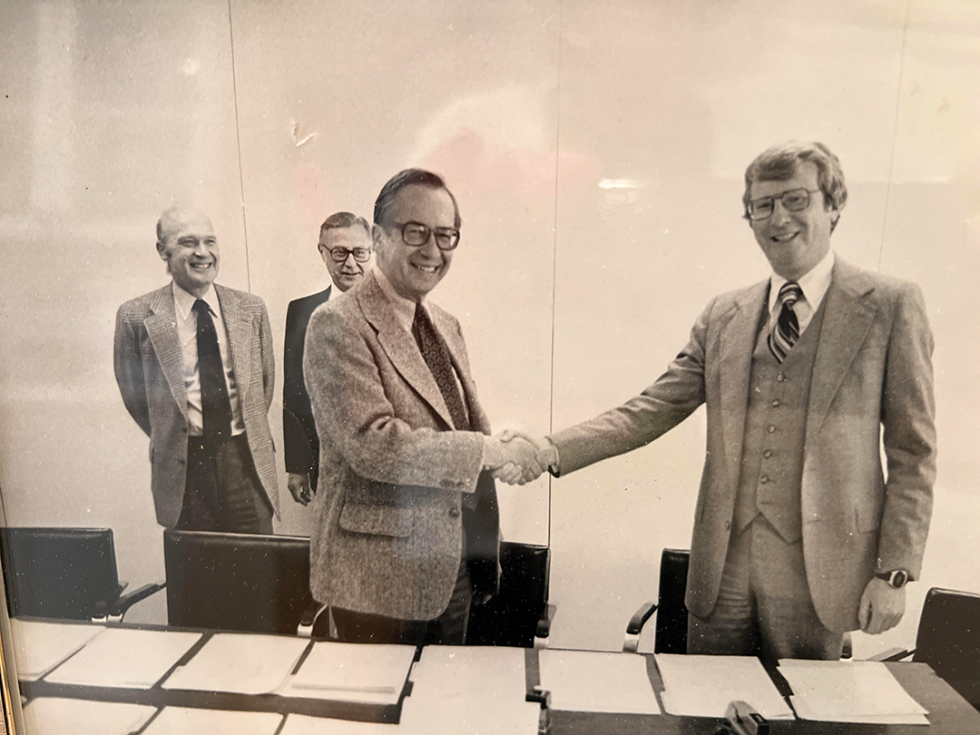 Robert Crabb Sr. and Bruce Dayton