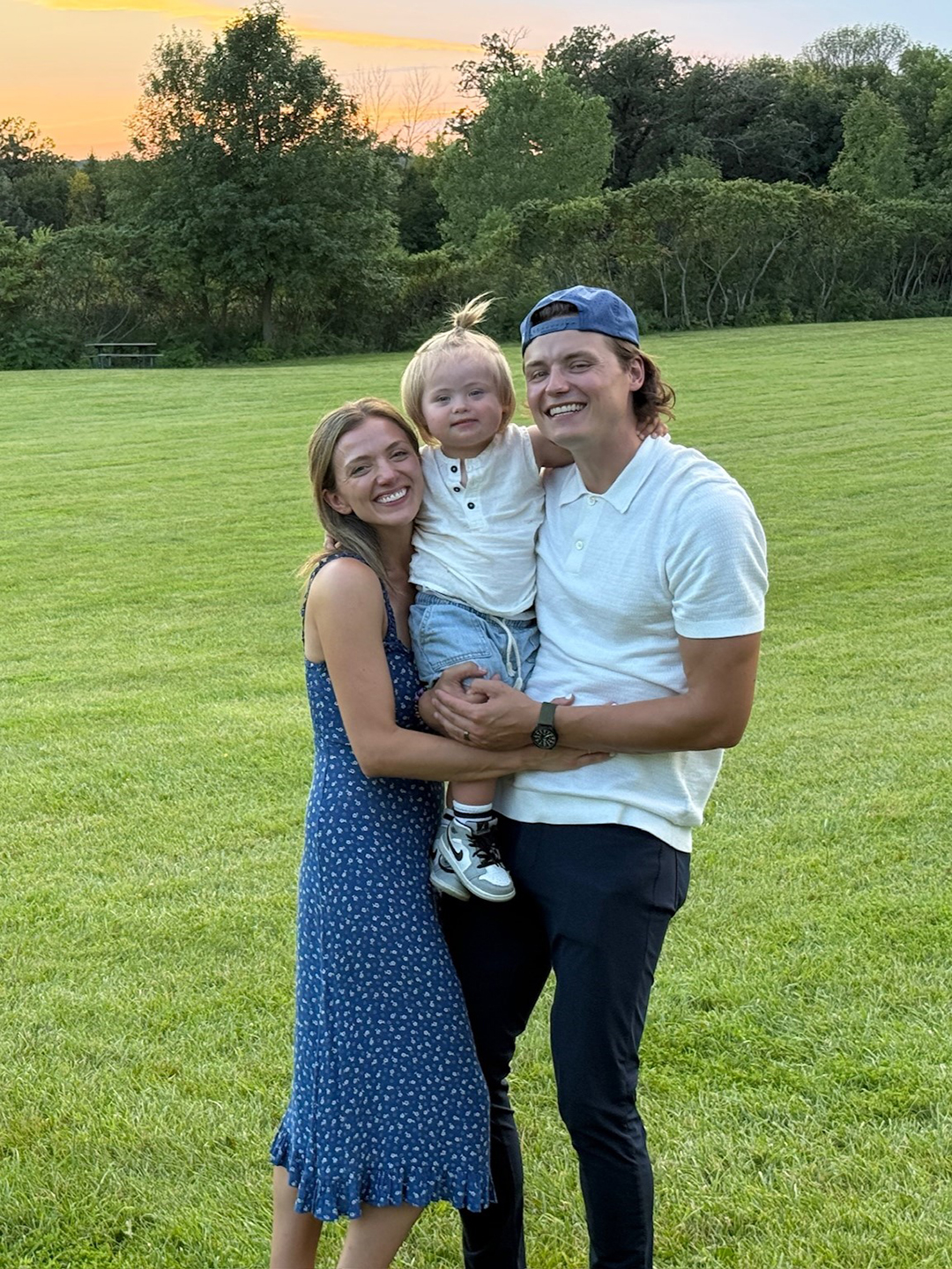 Kara and Jacob Esser with their son Levi.