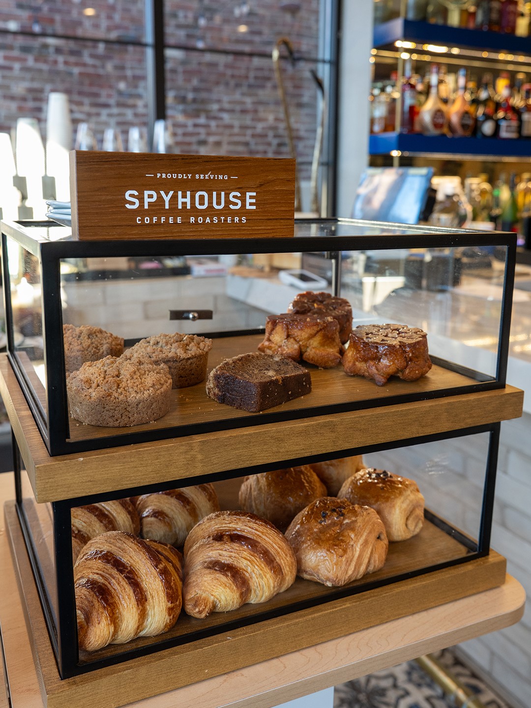 The Corner Café pastry case