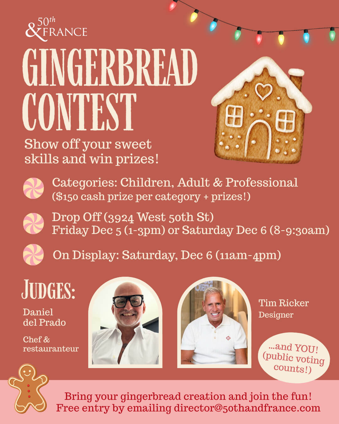 50th & France Gingerbread Contest