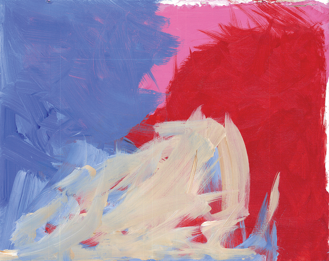 A sampling of Dan Stallsworth’s paintings, which he creates at his day program.