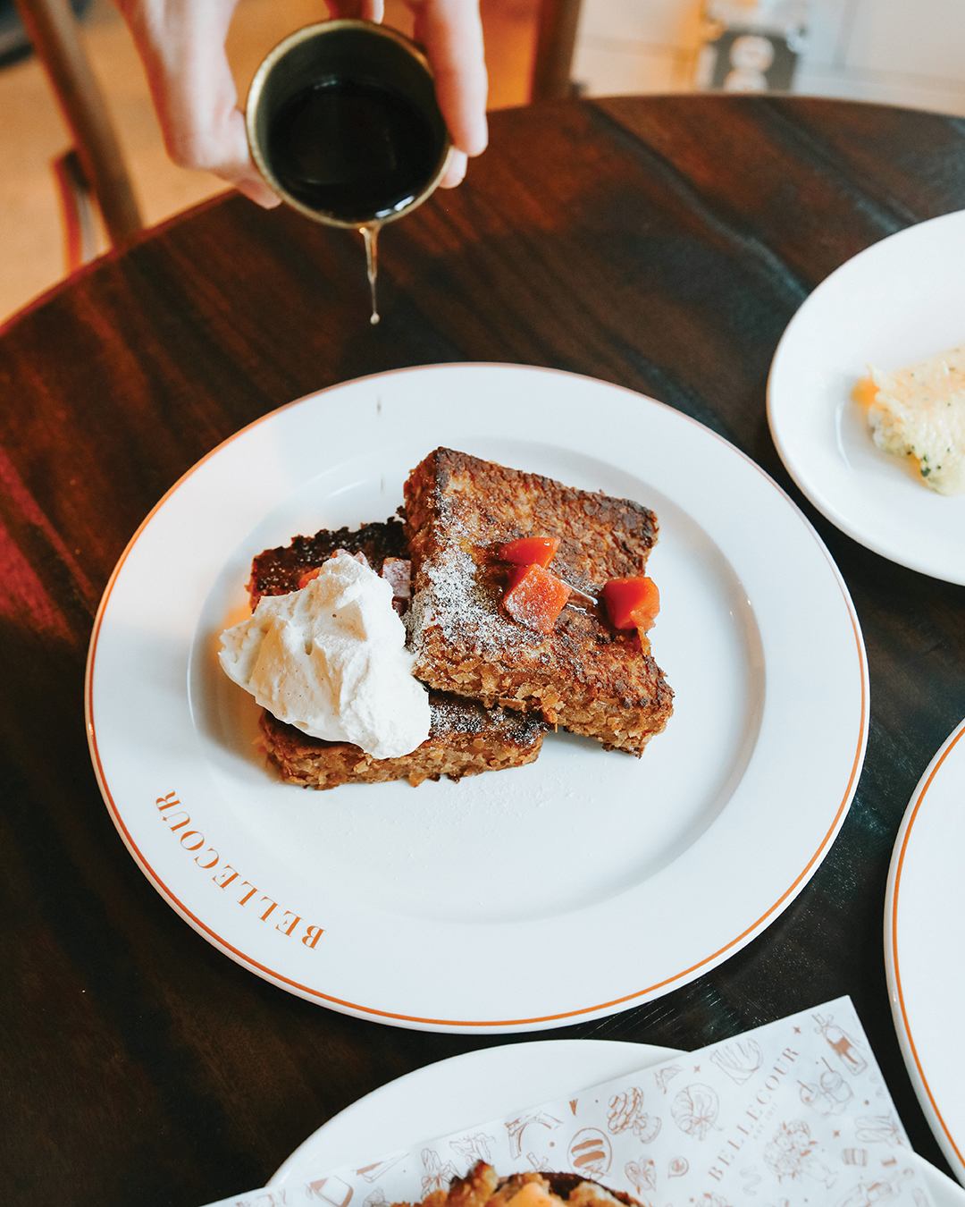 Try French toast at the new Bellecour on 50th & France.