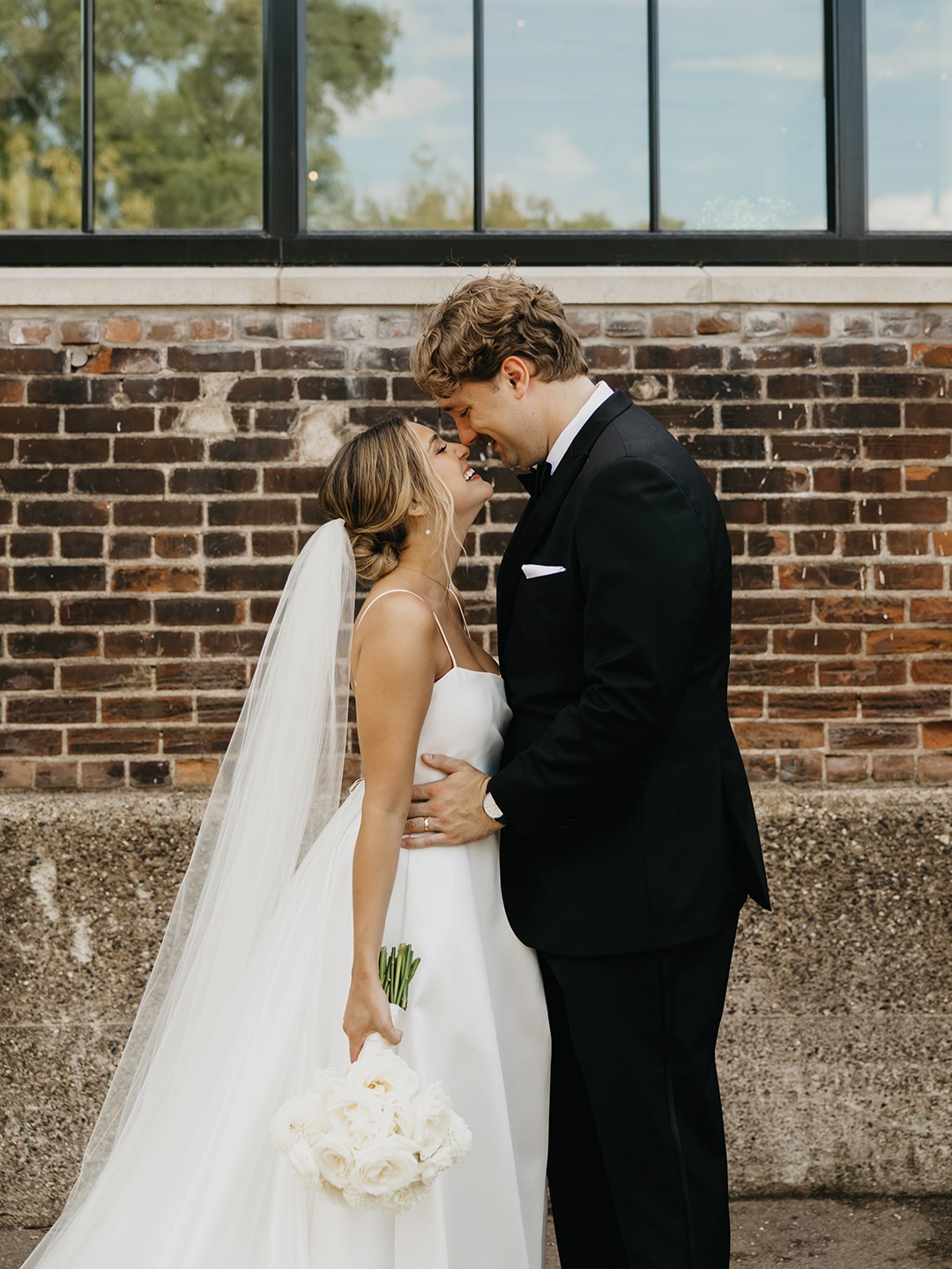 Annelise and Jack on their wedding day
