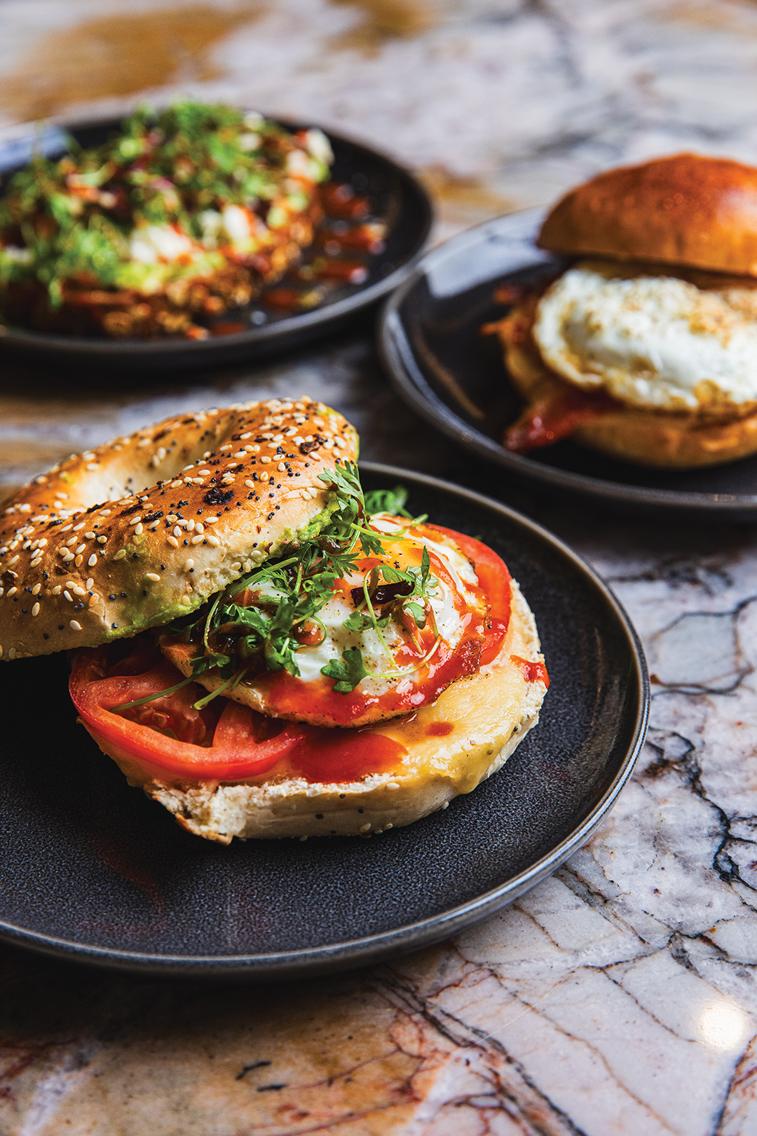 The Lobby serves handcrafted sandwiches made to order.