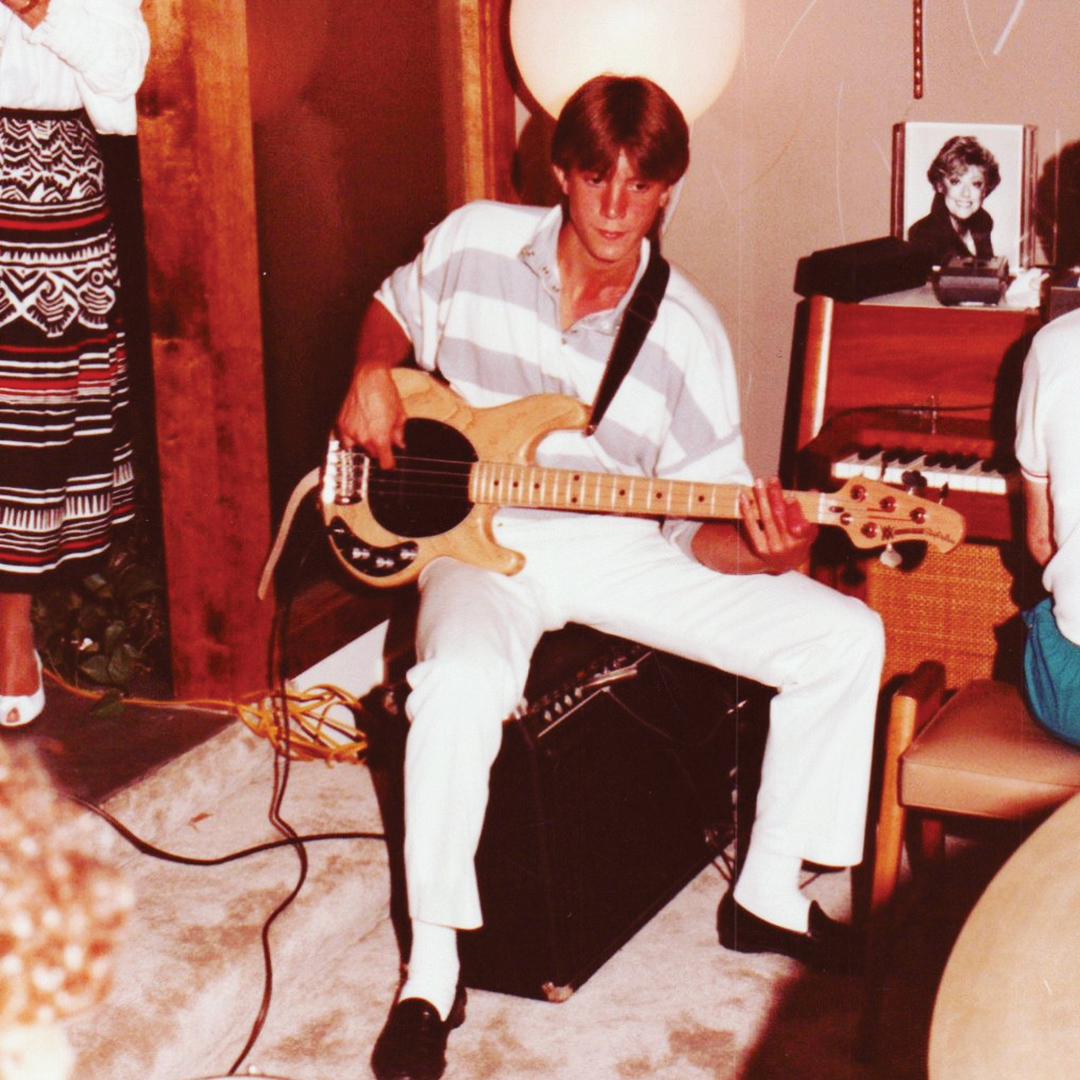 Paul Peterson in 1981, before being discovered by Prince.