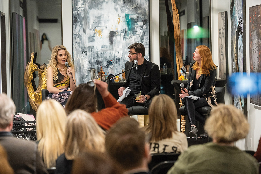 Artist talk at Art Gallery