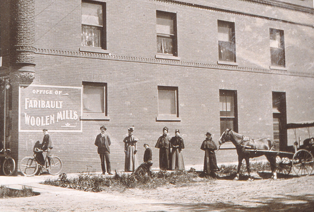 Faribault Woolen Mill was on Second Avenue and Highway 21 in Faribault from 1865–1892.