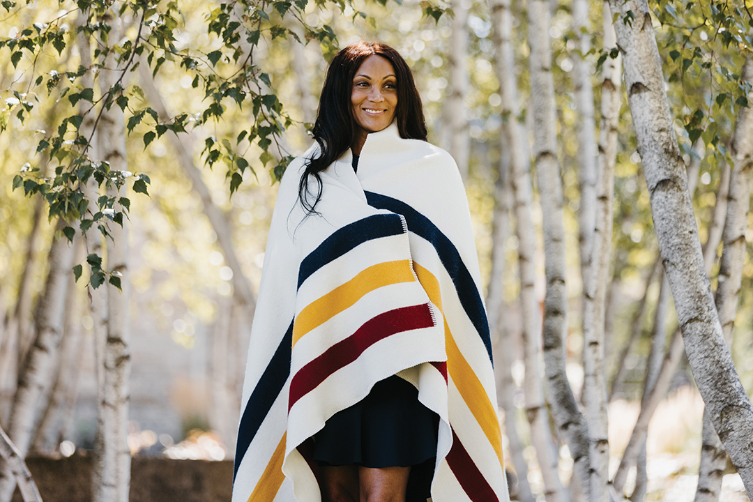 One of Faribault Mill’s most iconic designs is its Frontier Wool Blanket.