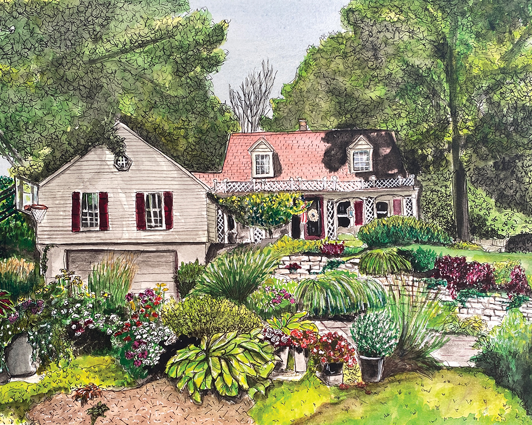 Home painted by Jackie Dummer
