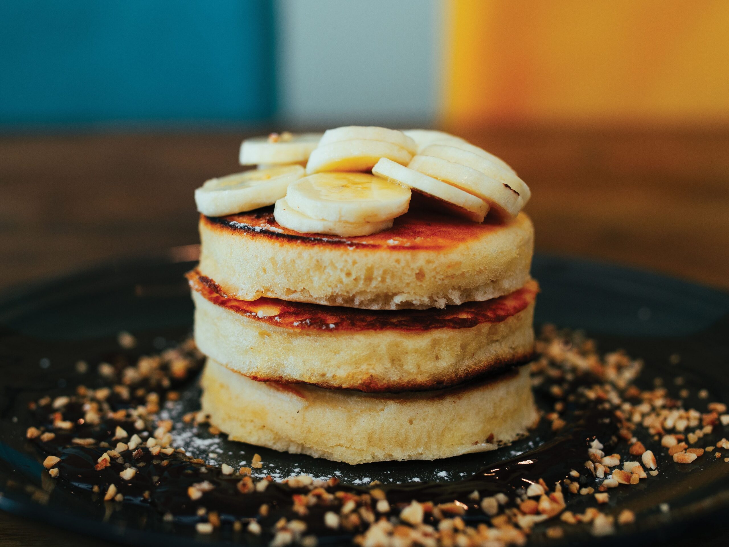 Chef Julien Chambriard creates dishes that marry American brunch food with French flavors.