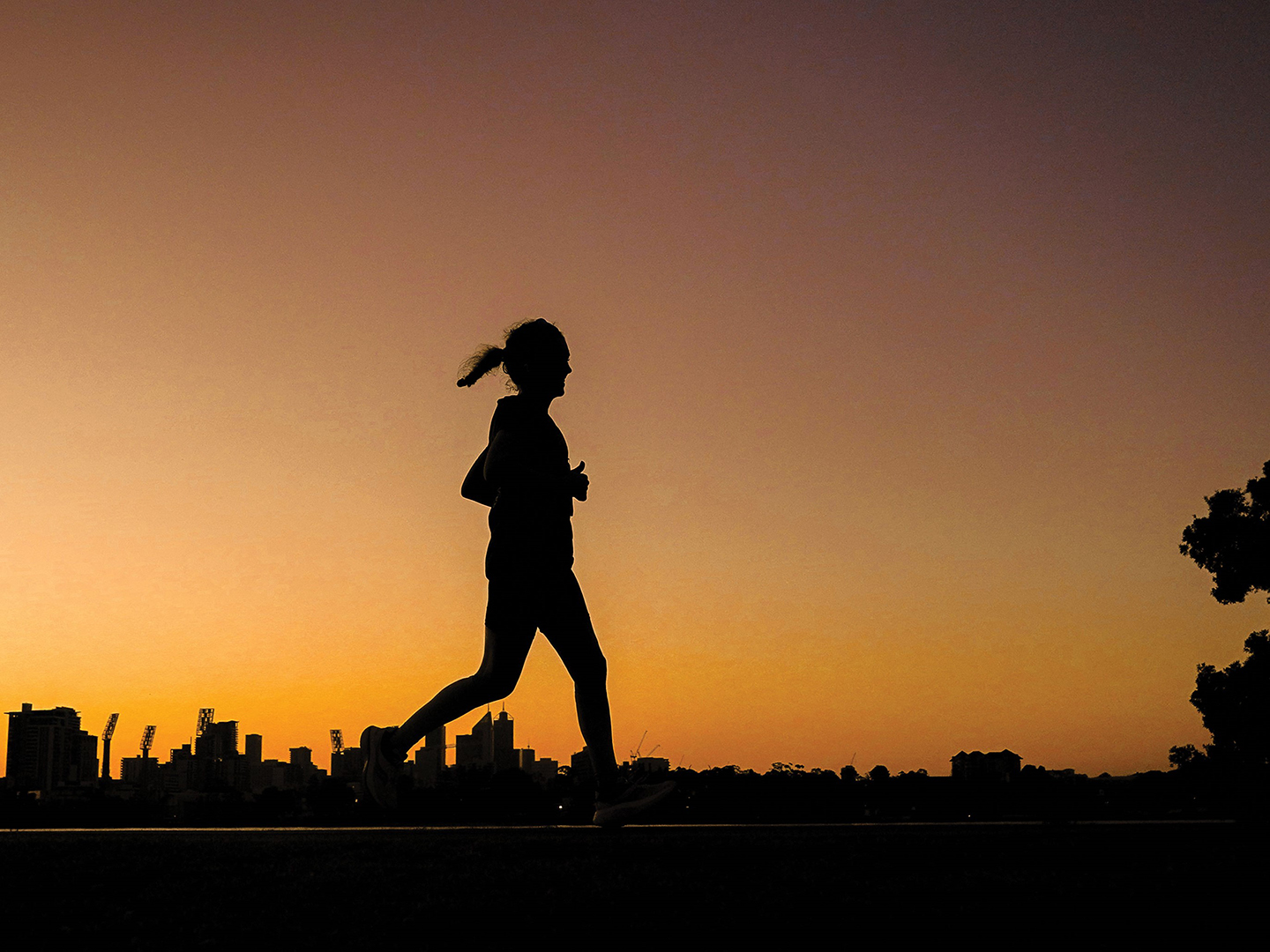 Ellen Hunter Gans runs the third marathon of the 777, which takes place in Australia.
