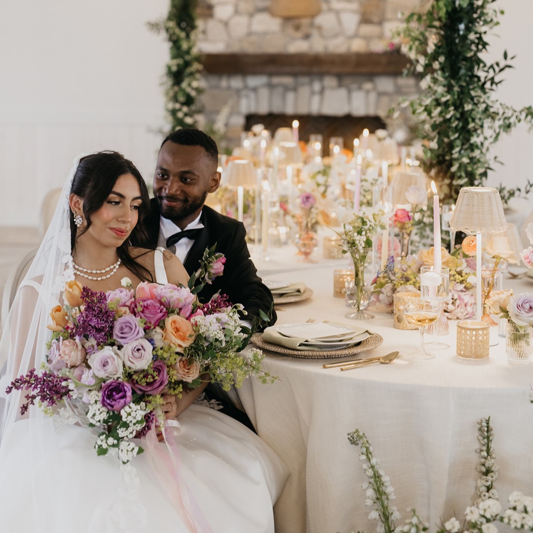 Wedding florals by Haute House Studio.